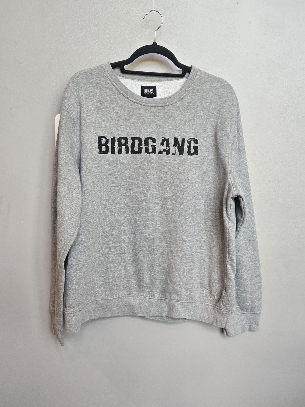 Everlast Sport Birdgang Grey Crewneck Sweatshirt Large Philly Eagles Football